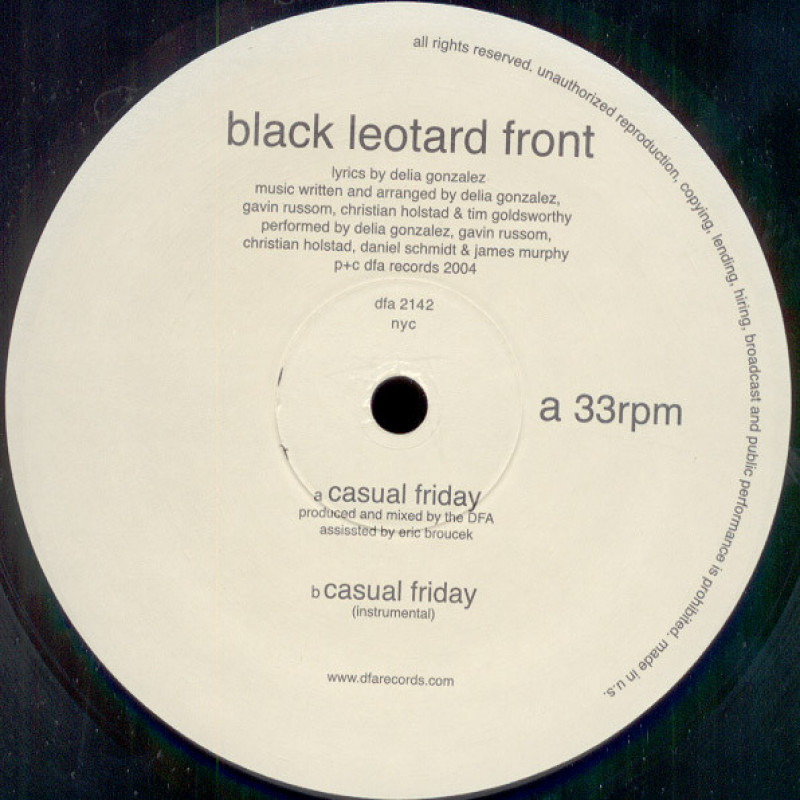 Black Leotard Front - Casual Friday Black Leotard Front - Casual Friday