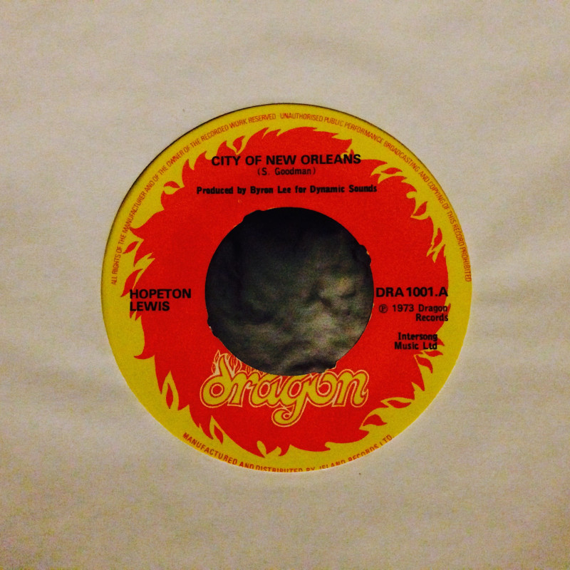 Hopeton Lewis City of new orleans / The wind cries mary Hopeton Lewis City of new orleans / The wind cries mary